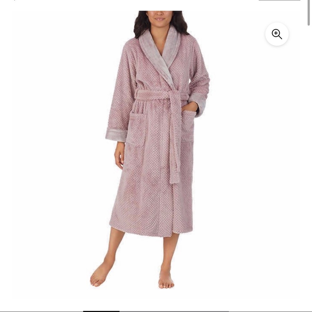 Carole Hochman Ladies' Plush Robe, Pink, Small